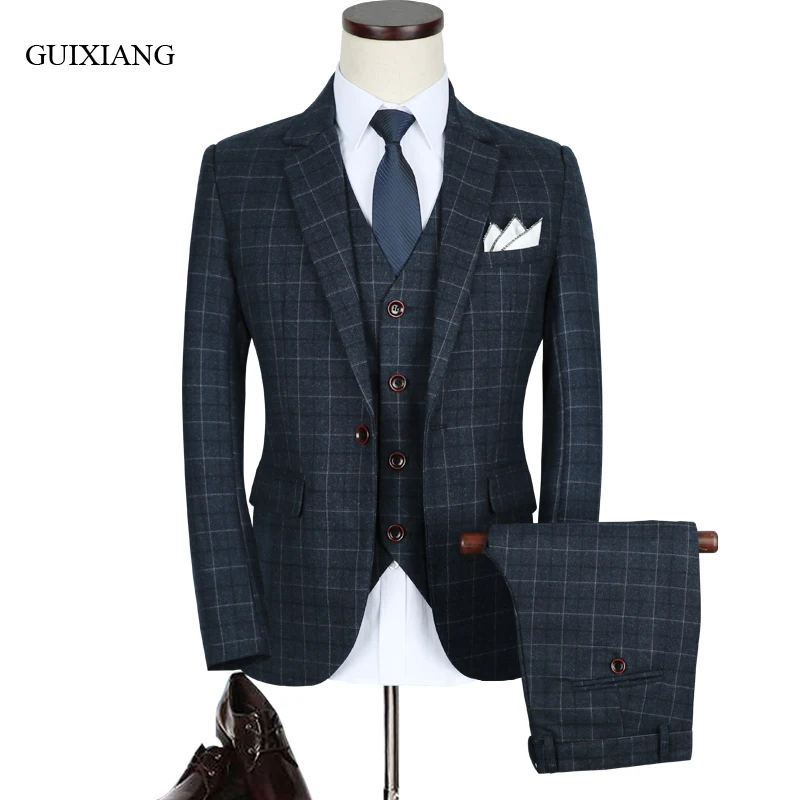 Men high end boutique business casual suit new arrival spring style
