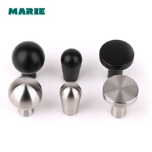 Cheap Kitchen Cupboard Drawer Handles Knobs Cabinet Knobs Round Stainless Steel