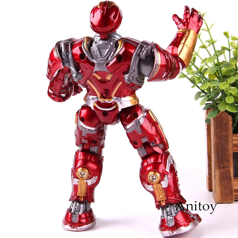 Marvel Hulkbuster Мстители эндгейм фигурка халкбастер Mark44 со светодиодный светильник ПВХ фигурка Коллекционная модель игрушки