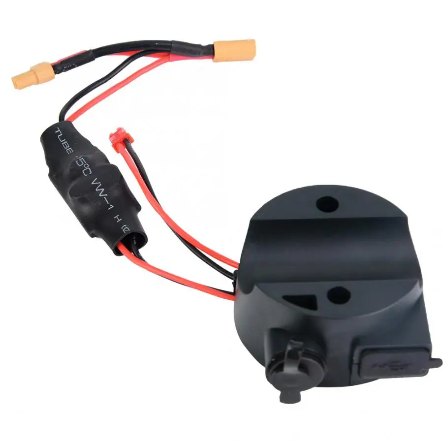 Scooter Charging Port for 5.5in 6.5in Electric Scooters Universal Charging Port with USB Interface