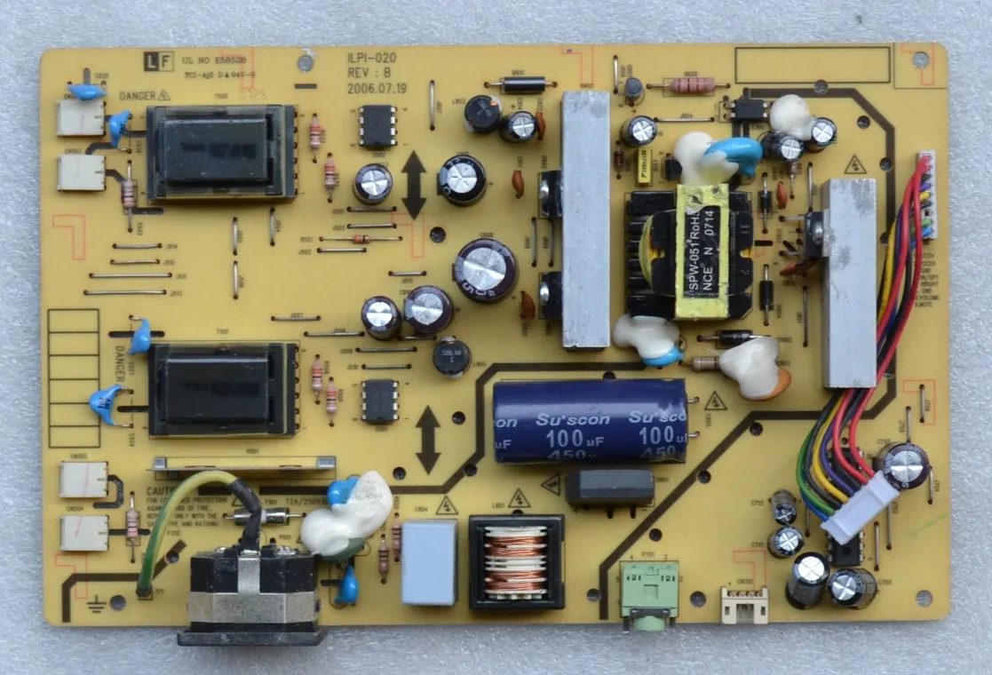 

VG1921wm Q171B VA703B/M power supply board ILPI-020 high voltage board