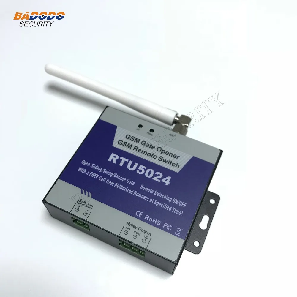 

GSM 2G 3G WCDMA wireless control Gate door Opener RTU5024 Access control Free Call Remote Control By Phone APP Remote monitoring