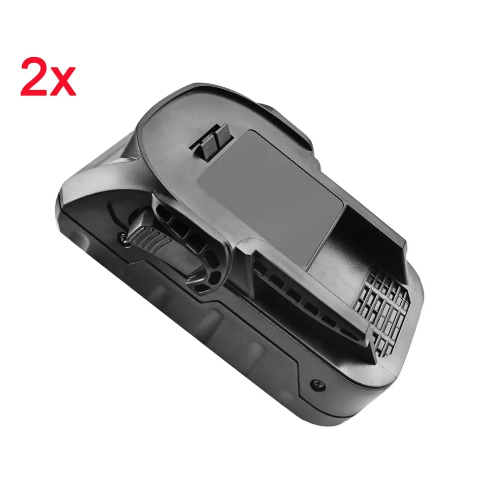 

BATTOOL 2pcs 2000mAh 18V Hyper Rechargeable Li-ion Battery for Ridgid R840085 R840084 R840083 R840087 Cordless Power Tool