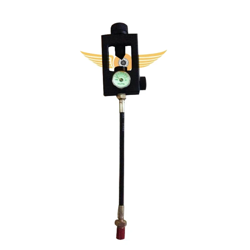 

New PCP Paintball Scuba Adaptor Station Paint Balls Tank PCP Cylinder Air Refill Valve with High Pressure Hose Luminous Gauge