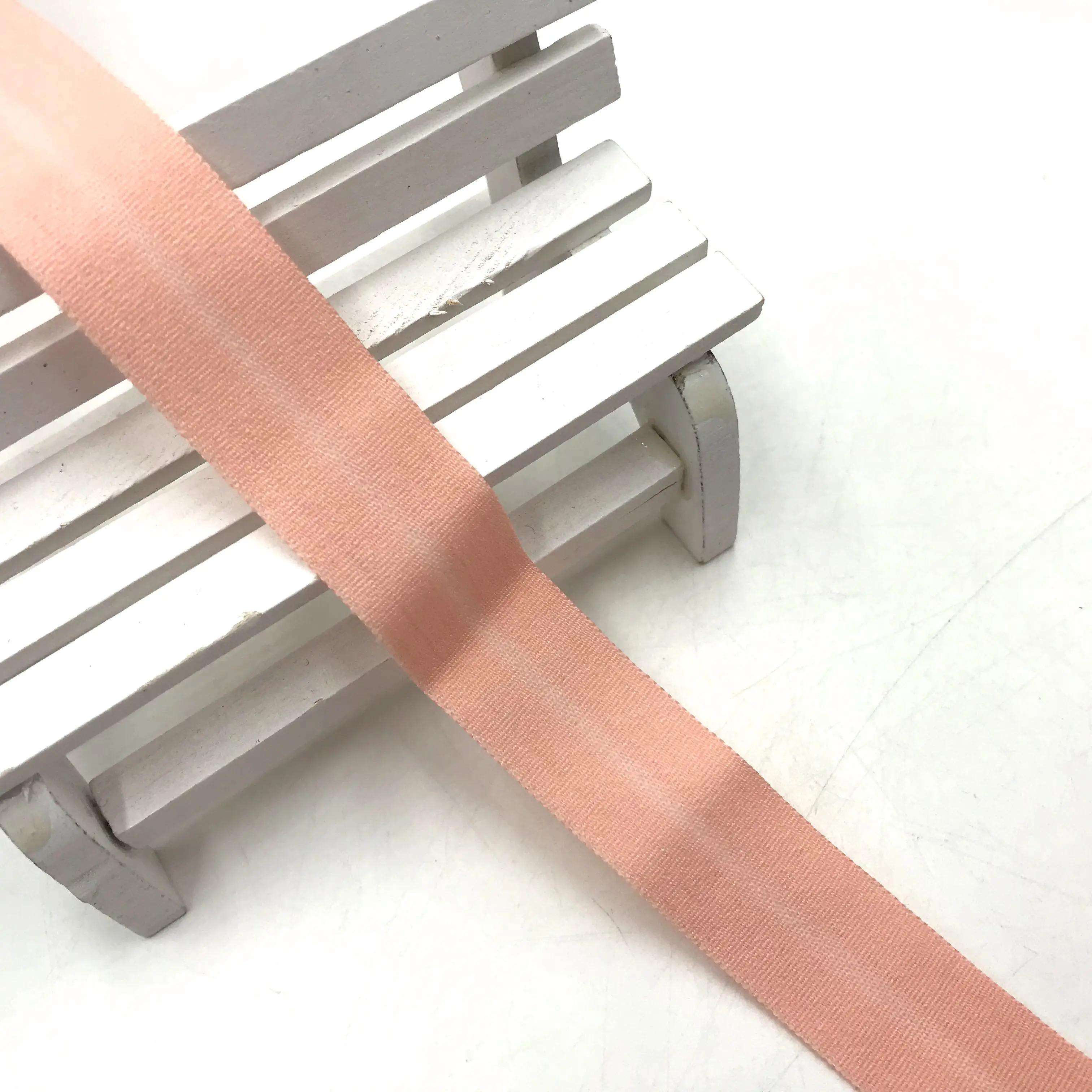 20 мм сложенная эластичная лента из эластичного спандекса атласная повязка заколки для волос аксессуары шитье из кружева обрезанная лента регулируемые резинки 10Y