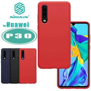 

P30 case for Huawei P30 Case Nillkin Flex Pure Luxury Liquid Silicone Soft Touch Back Cover for Huawei P30 Nilkin Phone Case