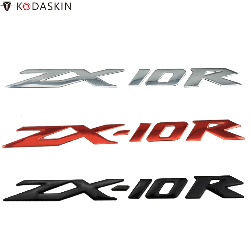 KODASKIN Motorcycle Logo 3D Raised Emblem Stickers Chrome Decals for