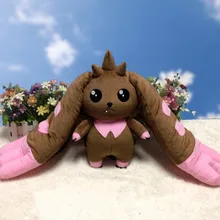 Высокое качество японского аниме Digimon Adventure Terriermon длинные уши плюшевые игрушки куклы подарок 45 см