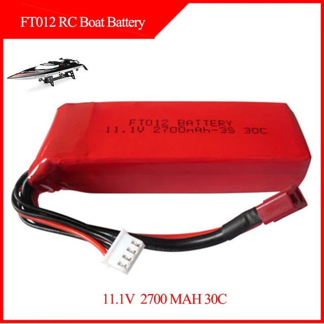 

Feilun FT012 RC Boat Spare battery 11.1V 2700MAH 30C Li-PO Battery For Replace