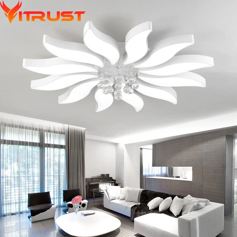 

Crystal Ceiling Lamps Modern LED Ceiling Lights Acrylic lustre de plafond Living Room Lighting iluminacion lamparas de techo