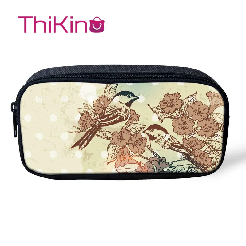 

Thikin Landscape painting Pencil Bags for Teens Pen Bag for Student Pencil Case Girl Makeup Storage HandBags Pen Purses for Kids