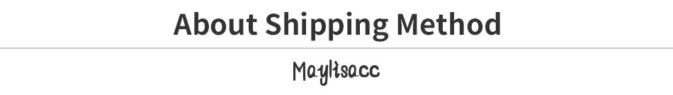 About Shipping Method