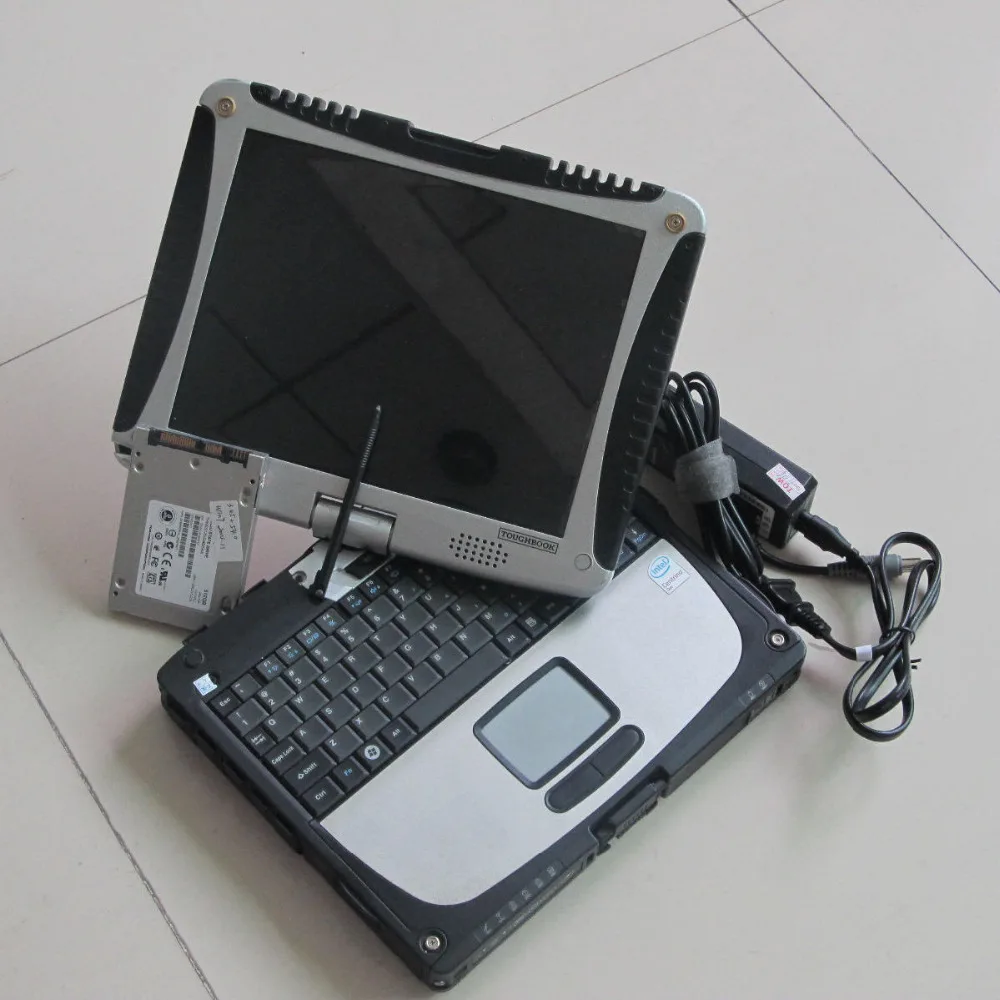  Neue für bmw icom a2 b c diagnostik & programmierung 3 in 1 + touchbook cf19 mit drehen touchscreen