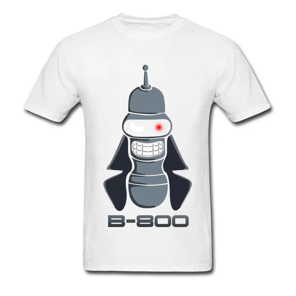 Special B-800 Casual Short Sleeve T Shirts Thanksgiving Day Round Collar Cotton Fabric Tees for Men Sweatshirts Crazy B-800 white