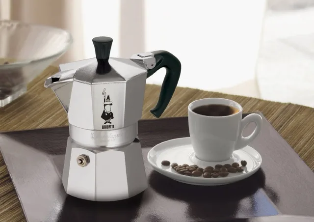 FeiC 1pc Bialetti Moka Pot 6 Cups 300ml Espresso Maker Aluminum Metal For Stove FeiC 1pc Bialetti Moka Pot 6 Cups 300ml Espresso Maker Aluminum Metal For Stove