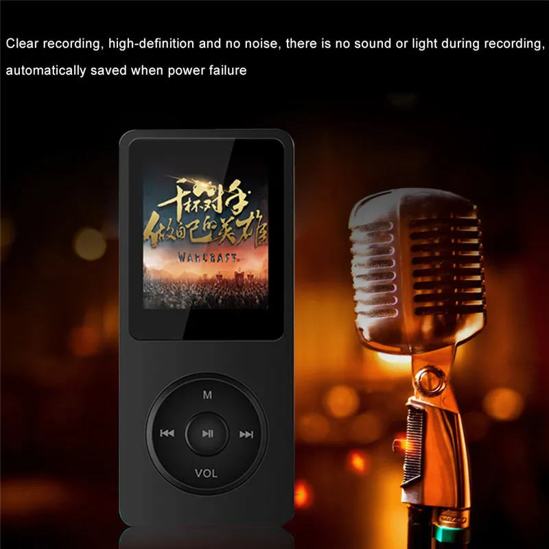 1.8 Inches LCD Display Students Sports MP3 Player Support External TF Card Video Recording High Quality HD Stereo MP3 Player 1.8 Inches LCD Display Students Sports MP3 Player Support External TF Card Video Recording High Quality HD Stereo MP3 Player