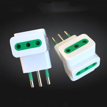 

5PCS Italy Standard Power Supply Conversion Plug Italy Chile Standard Converter Extended Socket 1 Turn 3