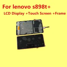 FOR Lenovo S898T+ LCD Display+Touch Screen+Frame+Tools 100% Original Digitizer Assembly Replacement Accessories For Phone S898t+