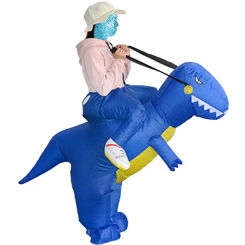 Косплэй динозавров костюм надувные взрослых и детей костюм ездить животных костюмы на Хэллоуин для смешные костюмы
