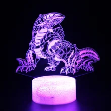 Lampe de Projection de figurines de Dragon pour enfants, lumières Led, jouets, dinosaure, USB, cadeaux, veilleuse 3d, Illusion de monstre, chasseur