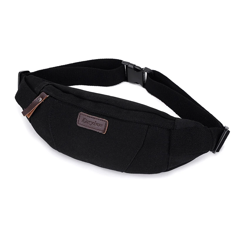 Waist Pack For Men Belt Bags Canvas Fanny Pack Bum Purse Hip Money Belt