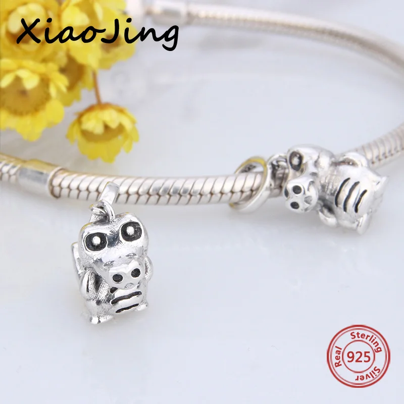 

2018 new arrival animal hippo pendant beads fit authentic European bracelet European diy fashion Jewelry making for men Gifts
