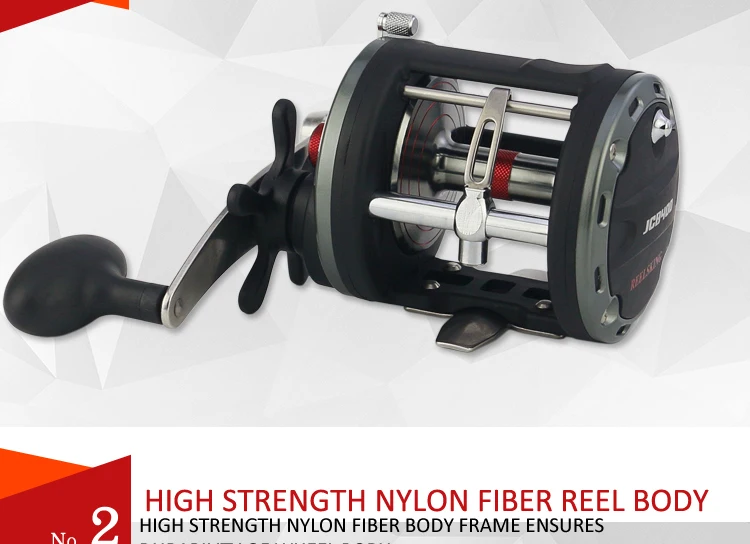Relação da Engrenagem Carretel de Pesca Carretel de Arremesso Carretel de Pesca do Mar Max Arraste Reelsking 20 kg Tambor Rodada Mão Direita Alta do Mar 15 Carretilhas de pesca