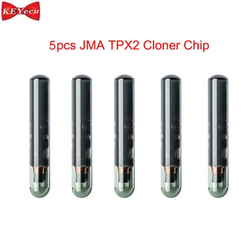 

KEYECU 5pcs JMA TPX2 Cloner Clone 4D Car Key Chips Glass Transponder Chip Glass