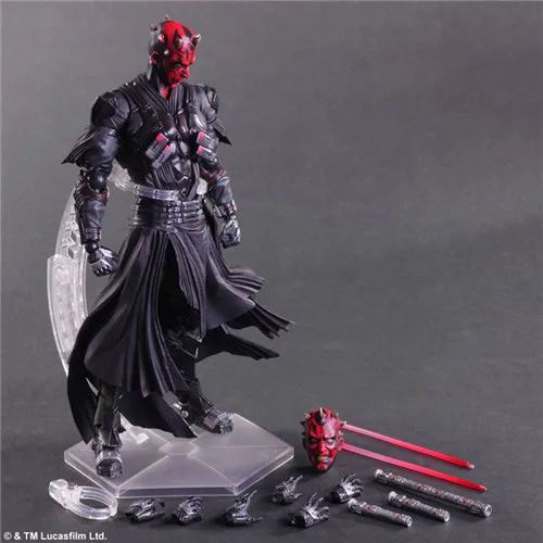 PlayArts KAI Star Wars Дарт Мол ПВХ фигурка Коллекционная модель игрушки 28 см KT1866