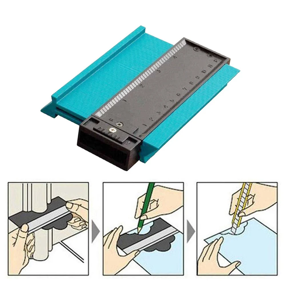 5 дюймов/120 мм контурный дубликатор для копирования тонкозубообразных профилей инструмент для обмотки ламинат воздуховоды плитка деревянная маркировка пластик