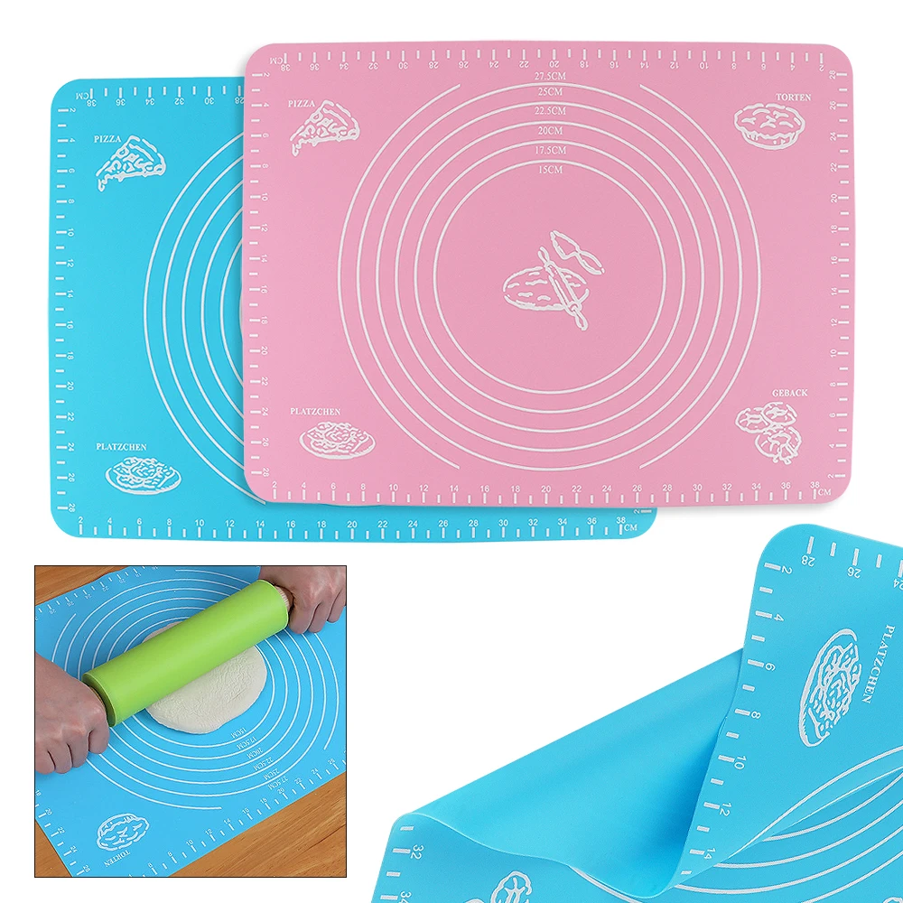 

40*30CM Non Stick Silicone Baking Mat Sheet Kneading Rolling Dough Pad Mat Baking Bakeware Liners Pads Cooking Tools