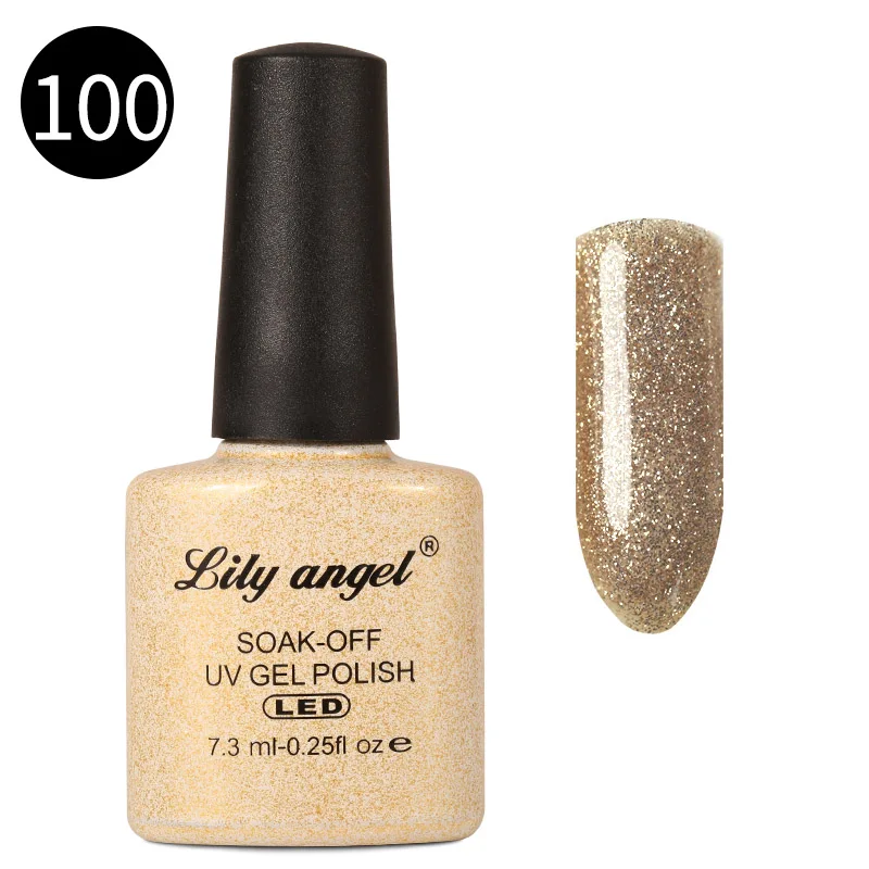 Lily angel новейший 7,3 мл Гель-лак для ногтей замачиваемый стемпинг ногтей Покрытие Художественный лак конфеты сладкий стиль 110 цветов - Цвет: 100