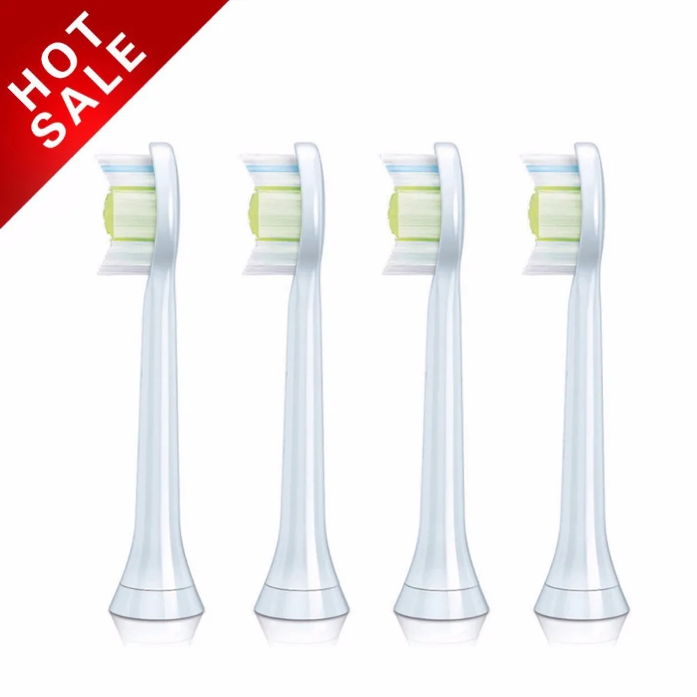 4 шт./лот Бесплатная доставка зубная щетка головки для PHILIPS Sonicare FlexCare Diamond Clean HX6064 HX6930 HX9340 HX6950 HX6710 HX9140 HX6530 - изображение