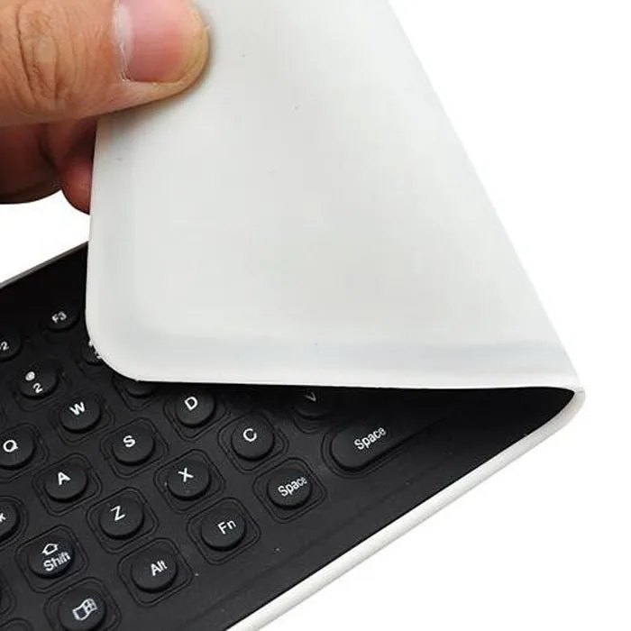 Портативная USB клавиатура русская версия Гибкая водостойкая Мягкая силиконовая мини игровая клавиатура для планшетного компьютера ноутбука ПК