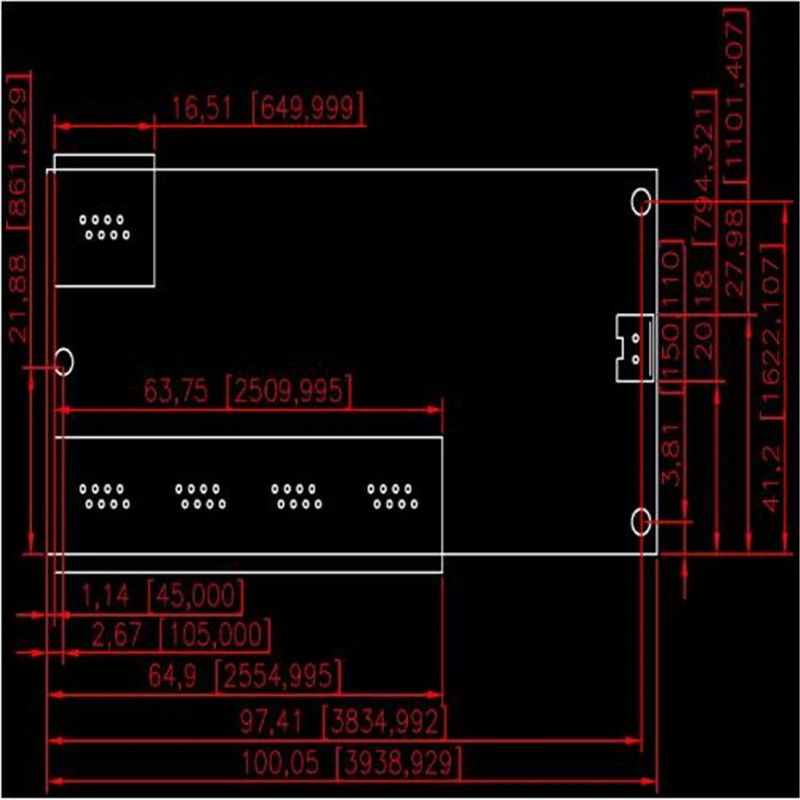 Switch de Rede Tensão de Entrada Módulo com Led Mini Interruptor Porta 10 100 - 100mbps 5-12 v Ampla Inteligente Ethernet Rj45 Pcb Embutido Oem 5 - Imagem 5