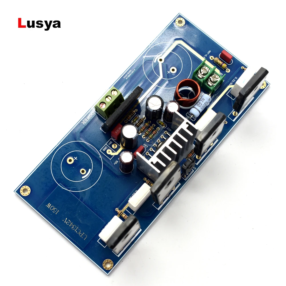 Усилитель мощности UPC1342V 2SC5200 2SA1942 Mono HiFi 220 Вт двойная плата переменного тока 18 36 в
