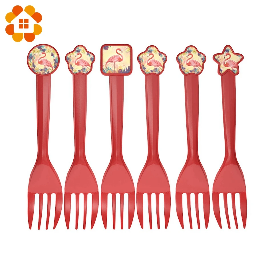 Flamingo Series Disposable Tableware Paper Material DIY Wedding Birthday Theme Party Decorations Kids Adult Supplies Table Decor