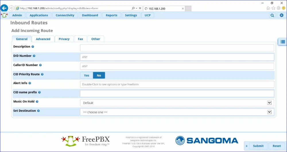 4 порта E1/T1 PBX 1U серверное крепление для стойки Sangoma FreePBX колл центр телефонная