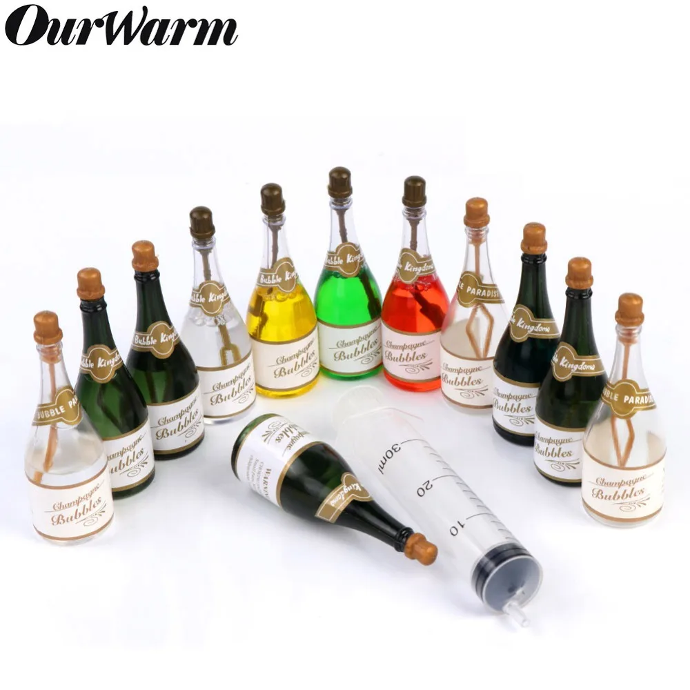 OurWarm мини бутылка для шампанского с мыльной водой и пузырьками зеленые