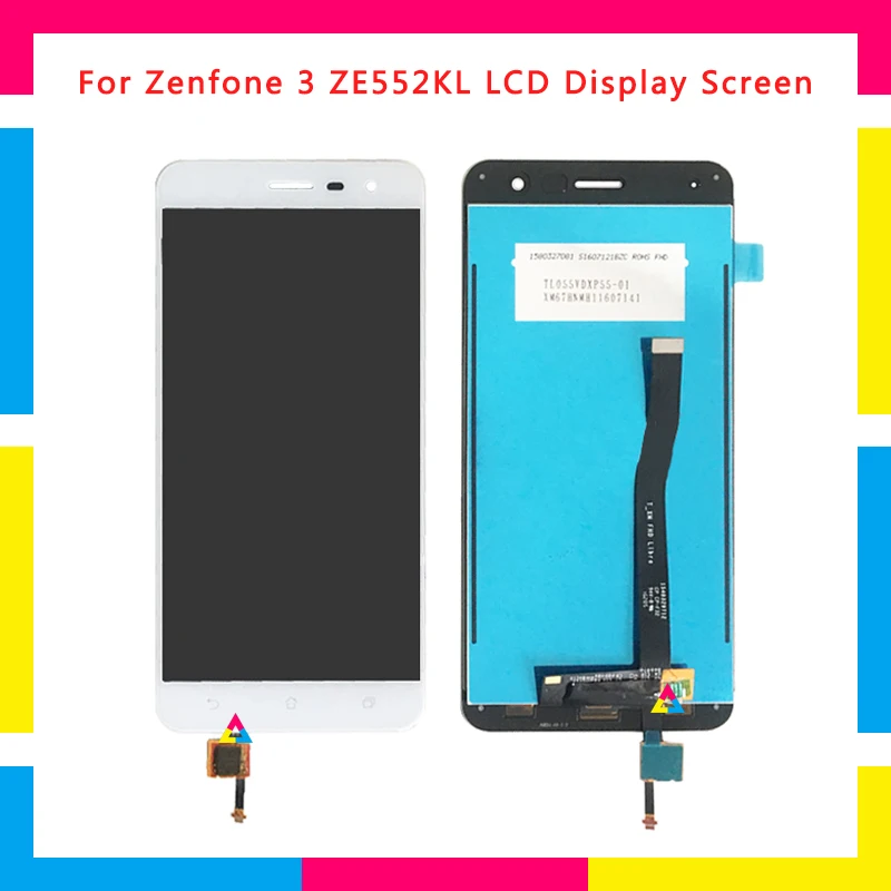 

5pcs LCD Display Screen With Touch Screen Digitizer Assembly For ASUS Zenfone 3 ZE552KL Replacement