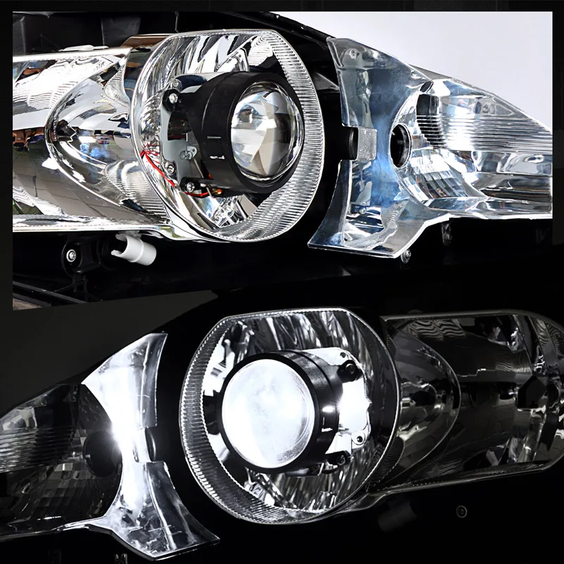 Universual 2.5 inch Mini Projector Len Fit H4 H7 Socket Car Headlight Use H1 HID Bulb For DIY Retrofit Replacement Auto Headlamp Universual 2.5 inch Mini Projector Len Fit H4 H7 Socket Car Headlight Use H1 HID Bulb For DIY Retrofit Replacement Auto Headlamp