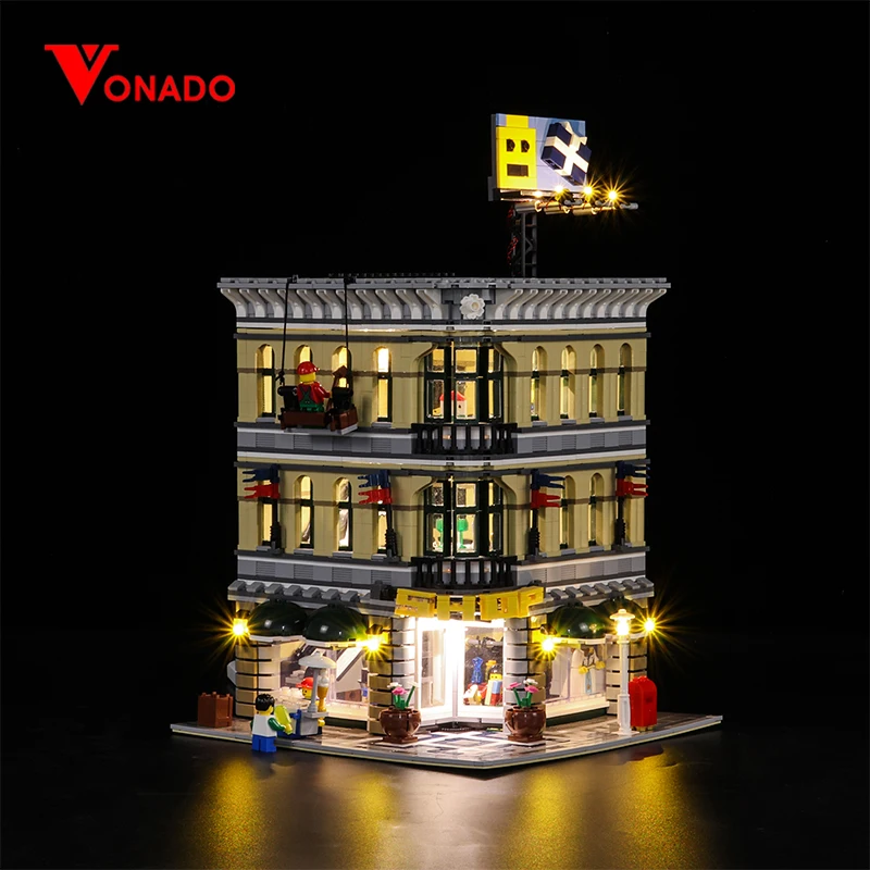 Светодиодная лампа для Lego 10211 строительных блоков большой магазин совместимая с