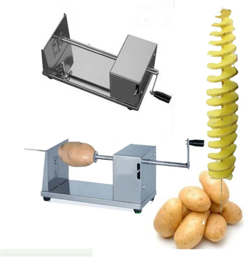 8 шт./лот ручная спиральная овощерезка для картофеля|potato machine|twisted potato cutterpotato cutter |