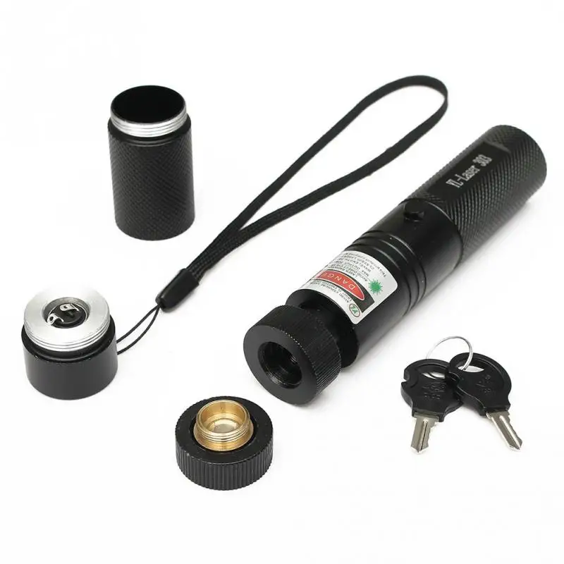 Chiclits LED Flashlight 1000mw Laser 303 Green Power High Power Laser Torch light Led Night Light with 18650 Battery (15)