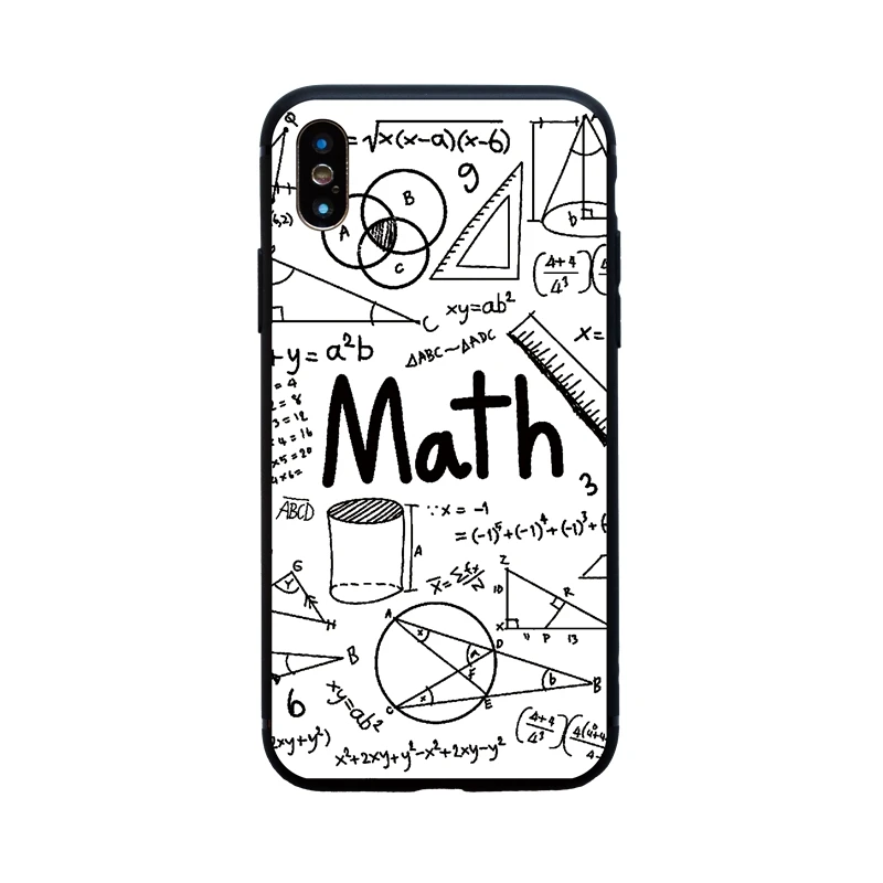 Символ математика, наука, физика, формулы, мягкий чехол для iphone 11 Pro Max 5S, чехол для iphone 7 8 plus 6 6s X XS Max XR, чехол для телефона