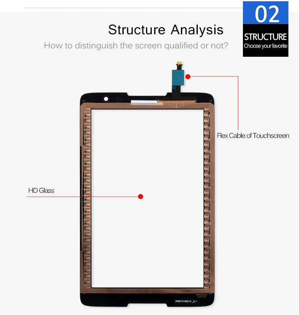 SRJTEK для lenovo IdeaTab A8-50 A5500 A5500F A5500-H A5500-HV сенсорный экран панель дигитайзер сенсор стекло планшеты Запчасти для авто