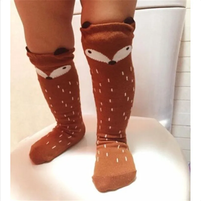 

Baby Fox Socks with Cotton Kids Girl Boy Knee Socks Kids Toddler Baby Girls Socks Cotton Blend Knee High Socks