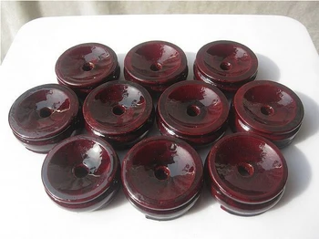 

ymying 1011++++10pcs RED WOOD TOWER STAND PEDESTAL HOLDING SPHERE Can be put 50-70mm ball