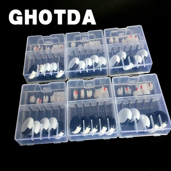 

NEW 5 Sets 40PCS 7+1 Fishing Space Beans Swivels Clip Connectors Fish Float