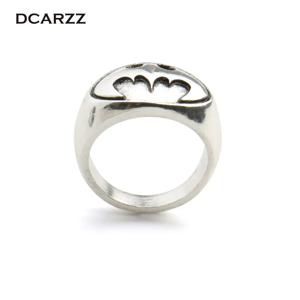Кольцо Бэтмен в форме летучей мыши винтажное мужское кольцо супер герой фильм косплей ювелирные изделия